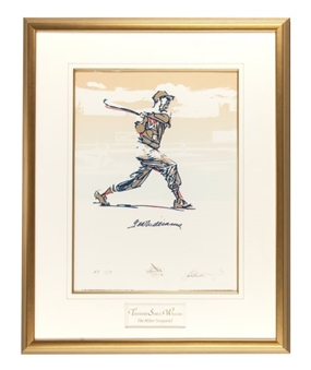 Ted Williams Carlo Beninati Signed and Framed Publishers Proof (1/9)